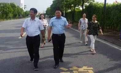 曹振雷主任考察南海西樵衛生用品產業集群地，參觀廣東昱升龍頭企業